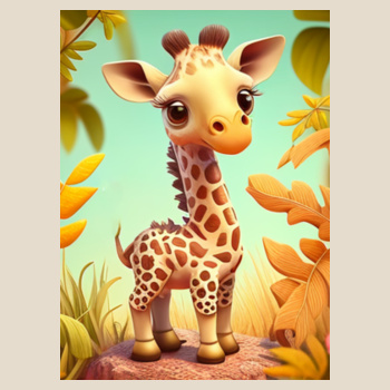 Giraffe Infant Wee Tee Design