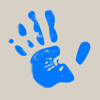 Baby Handprint Mens Classic Tank Design
